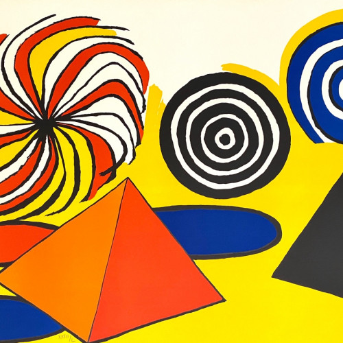 SOLD - Pinwheels and Pyramids