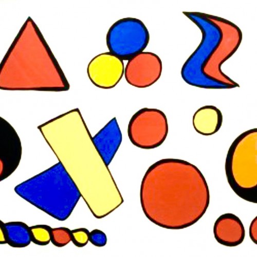 SOLD - Composition aux formes Géométriques